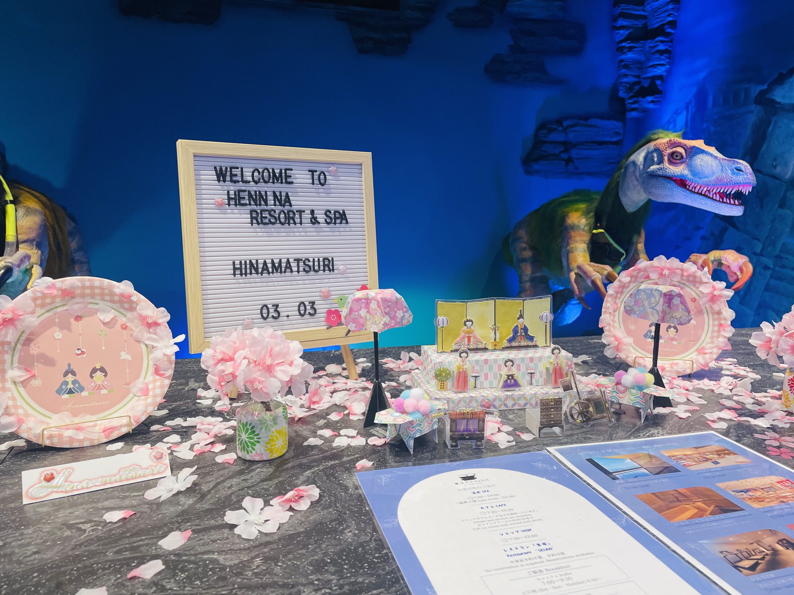 🌸Welcome with the colorful decorations of Hinamatsuri🌸