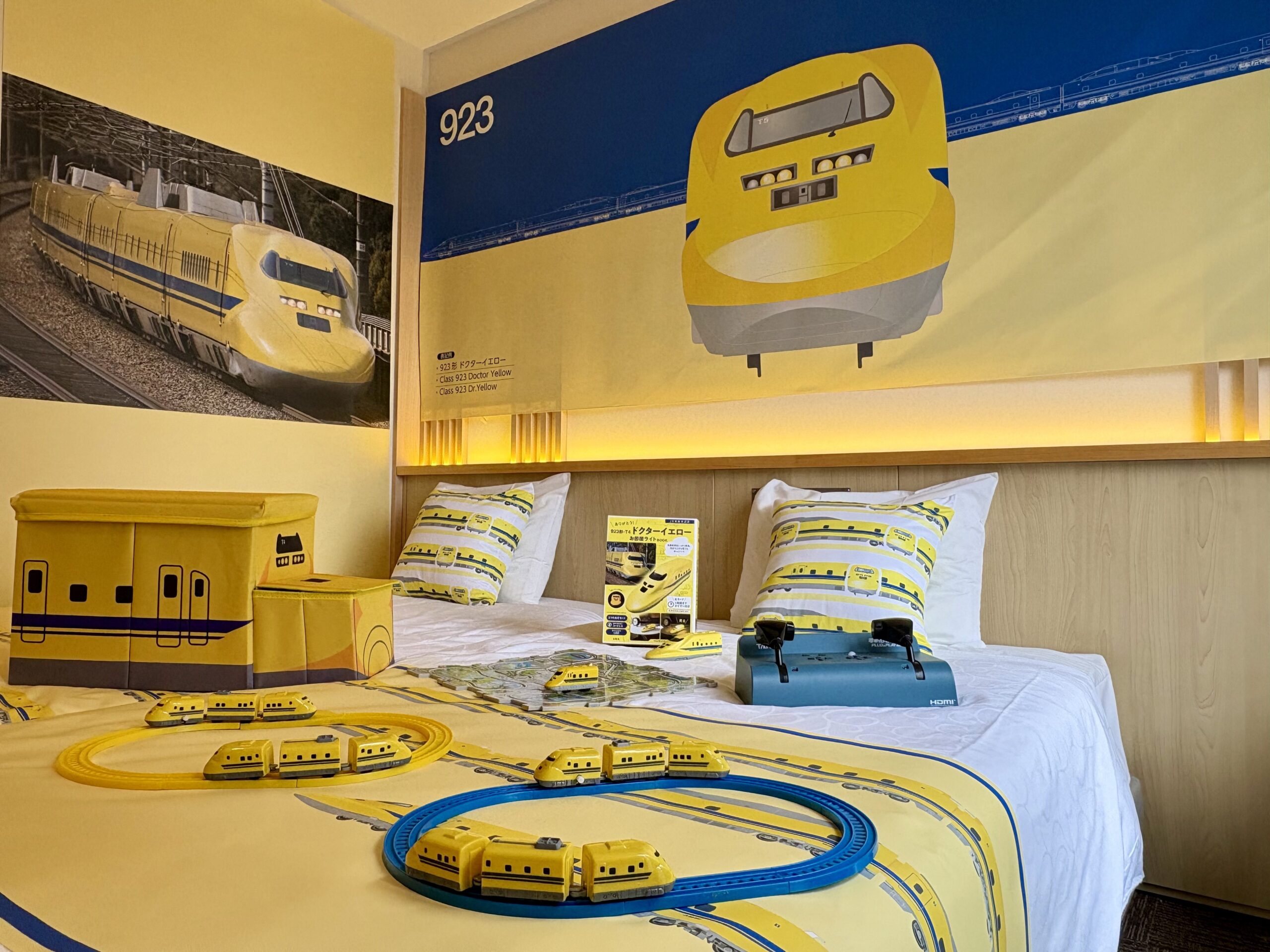 Henn na Hotel Kyoto Hachijo Exit Station "Doctor Yellow Collaboration Room" Released