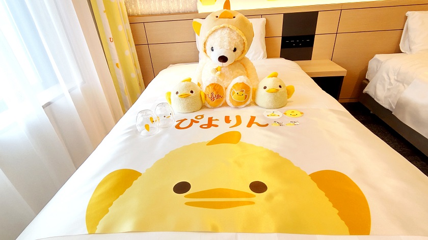 Launch of the "Piyorin Room" decorated with Nagoya's new specialty sweets "Piyorin"