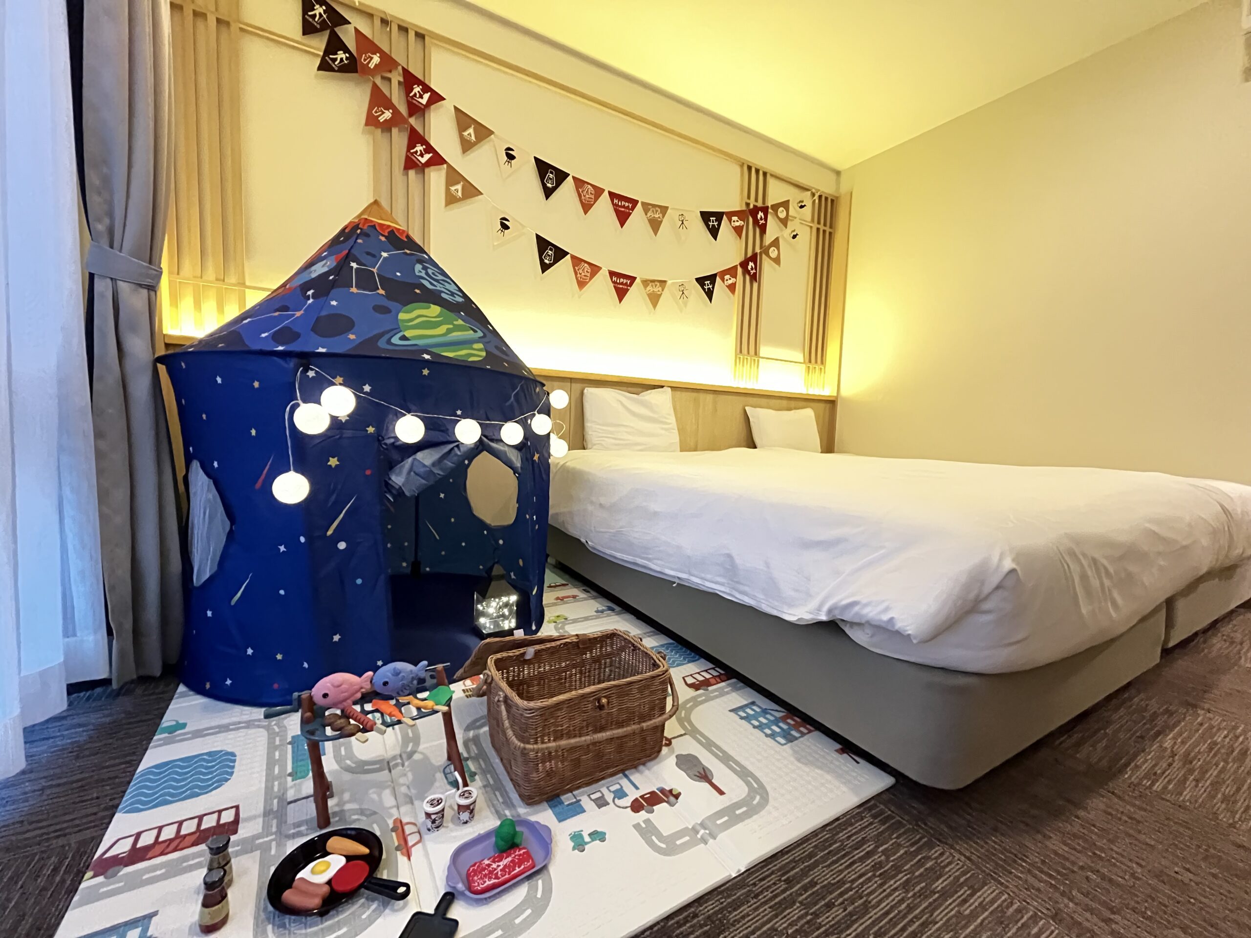 お部屋でキャンプごっこ！キッズキャンパープラン新登場！