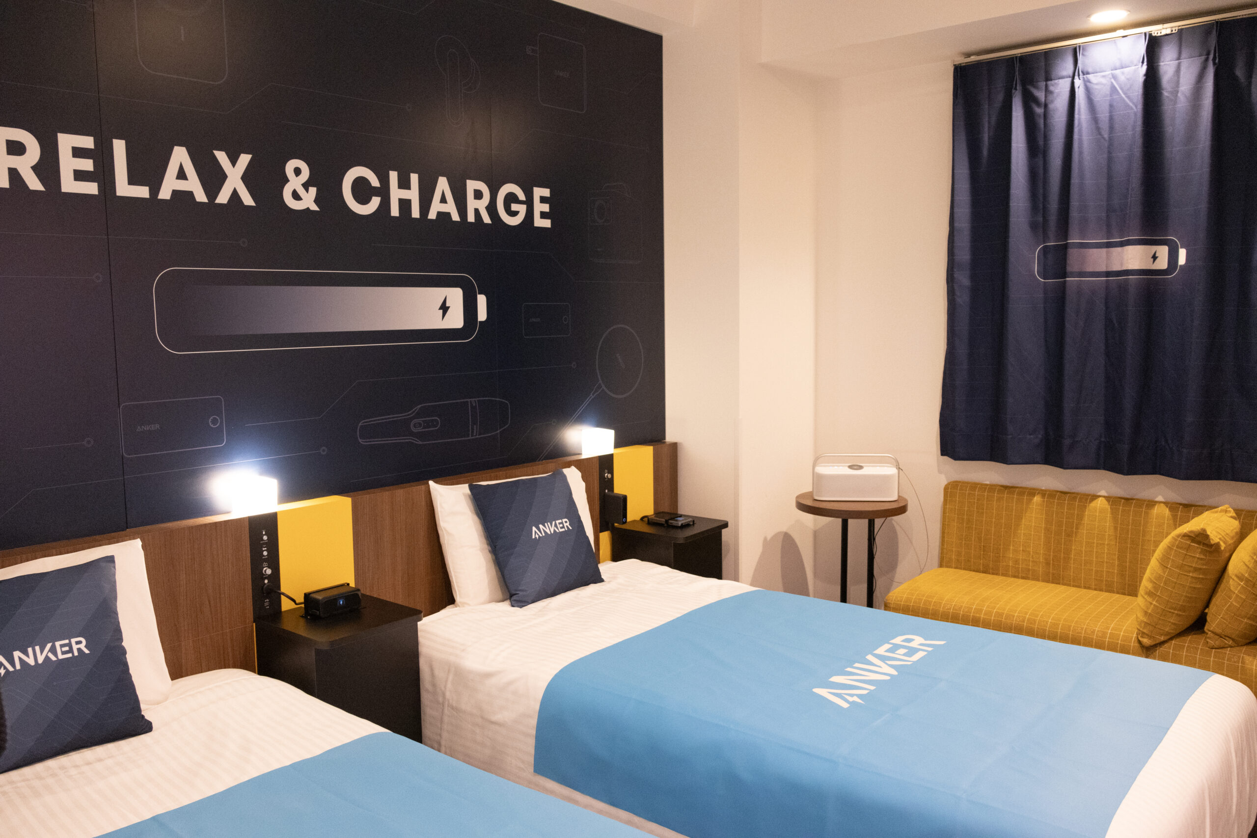 앵커 재팬과 콜라보레이션 전국 5곳의 헨나호텔 「Anker Room」출시