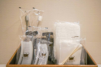備品套件 ※目前因設置備品吧,客房內不提供(套房除外)。