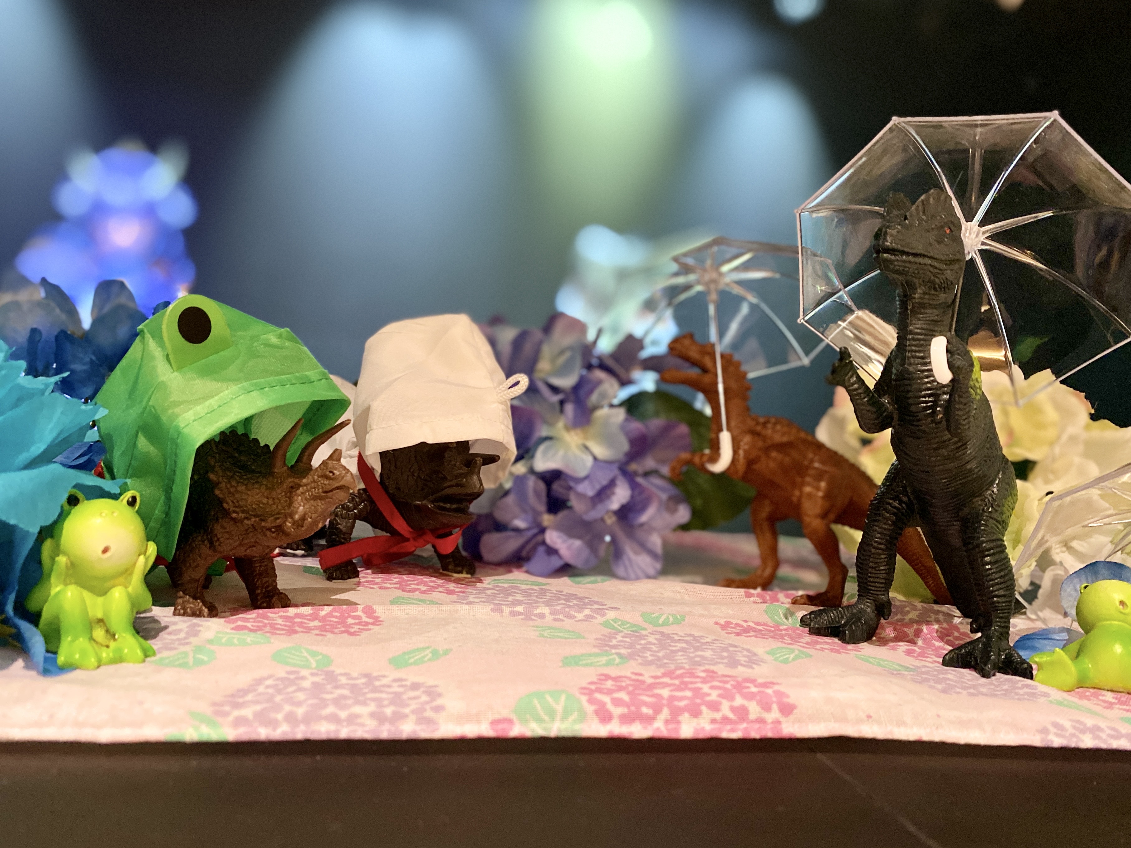 前台已經換上梅雨季的裝飾了！